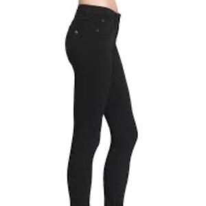 Rag & Bone Black Plush Skinny Mid-Rise Stretch Jeans Women’s Size 25